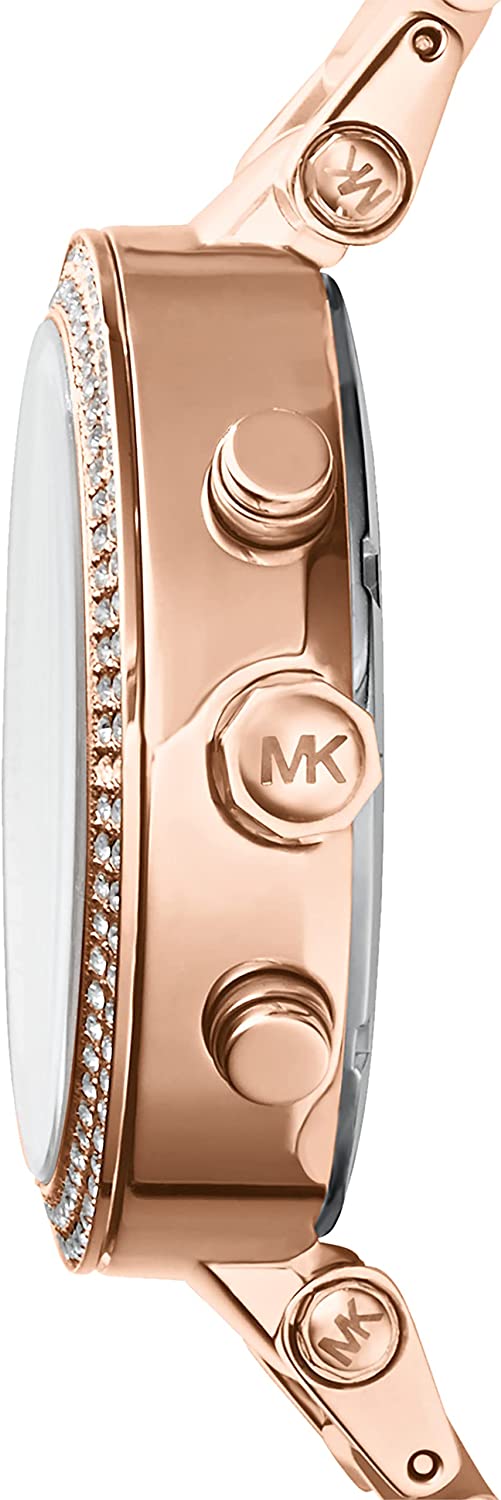 Michael Kors Parker Stainless Steel Watch With Glitz Accents - Image 8